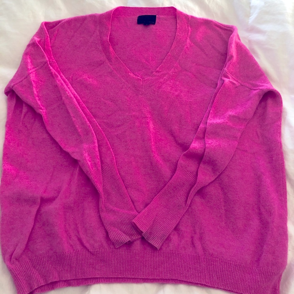 J crew cashmere v neck